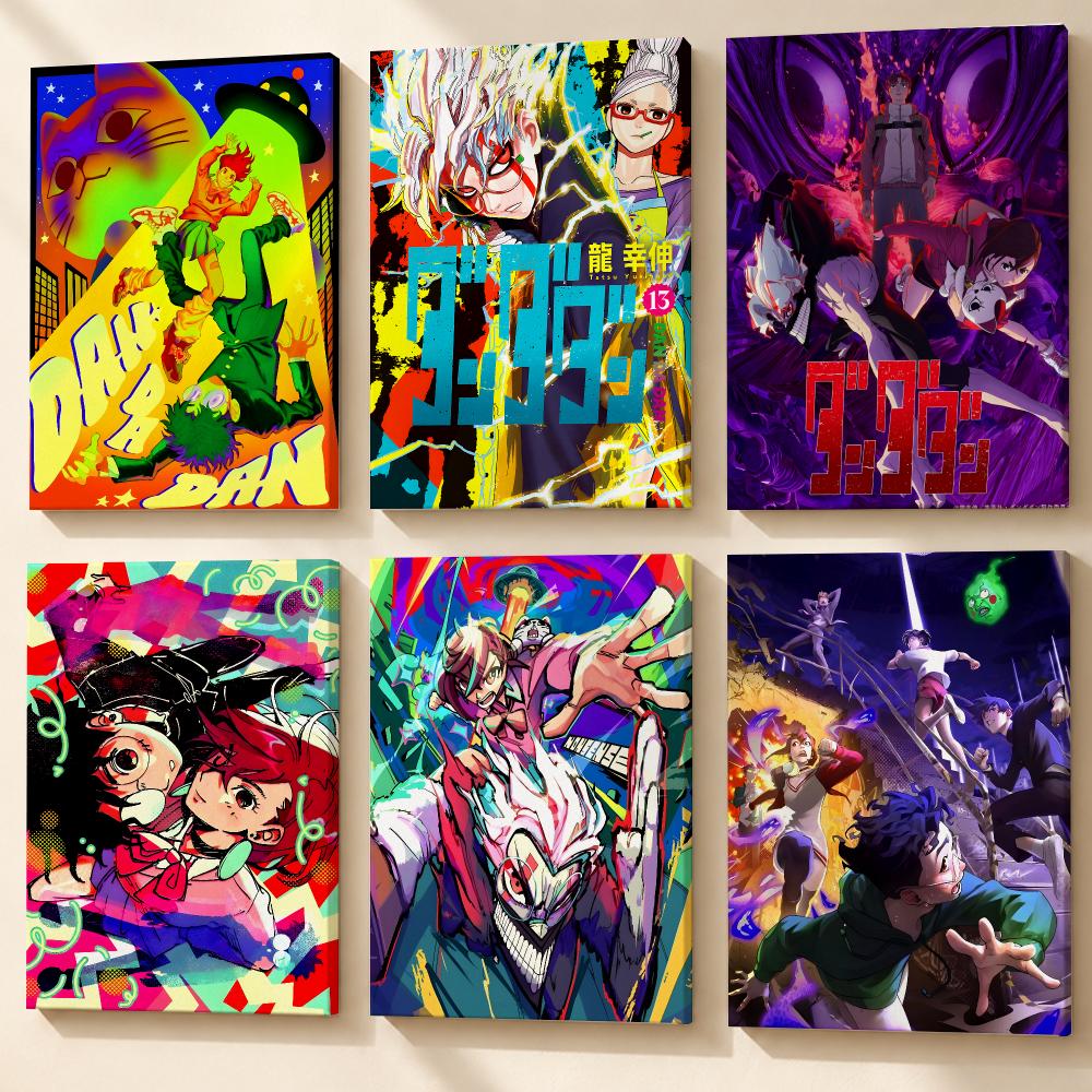 Anime Poster Print - Lukisan Dinding Berbingkai Anime D-Dandadan, Poster