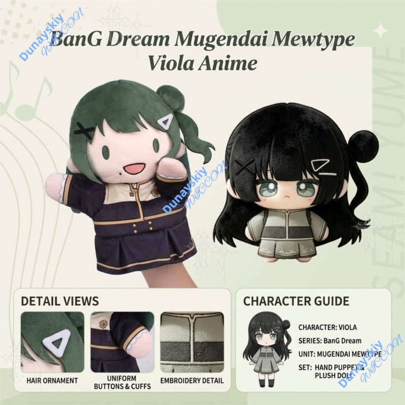 Anime Merchandise Women - Mugendai Mewtype Viola, Boneka Tangan Anime