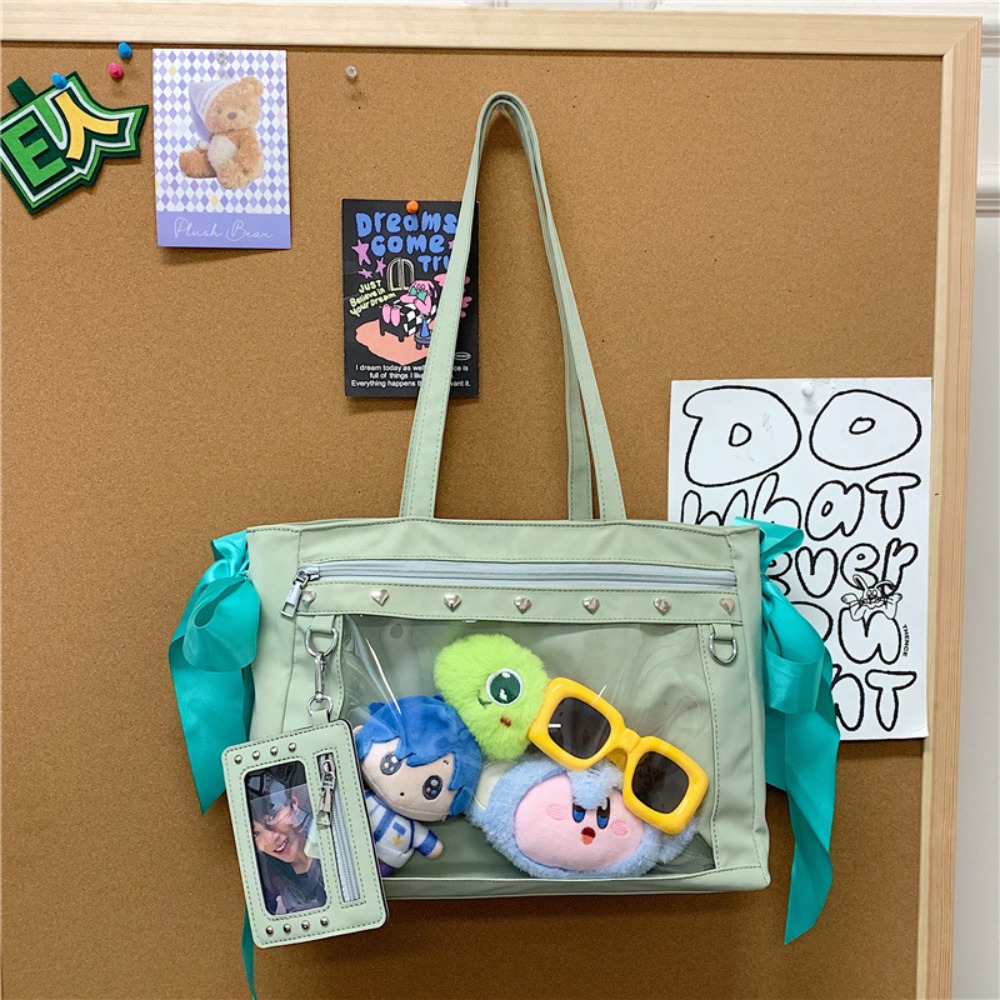 Anime Merchandise Women - Tas Itabag dengan Hiasan Pita dan