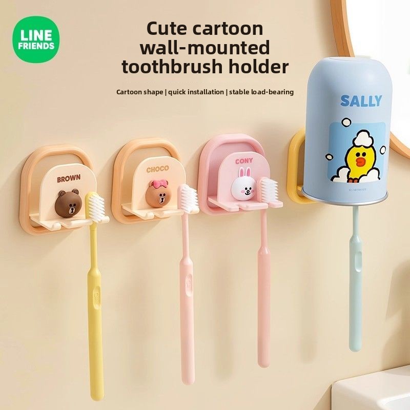 Tempat sikat gigi LINE FRIENDS - Anime Merchandise Women ulasan dan harga