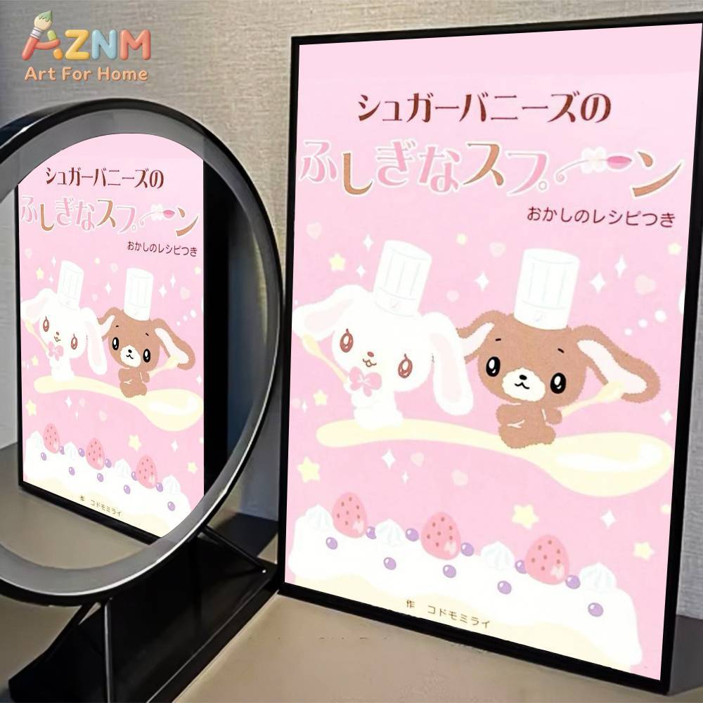 1 Buah AZMN Sugarbunnies Poste - Anime Poster Print ulasan dan harga