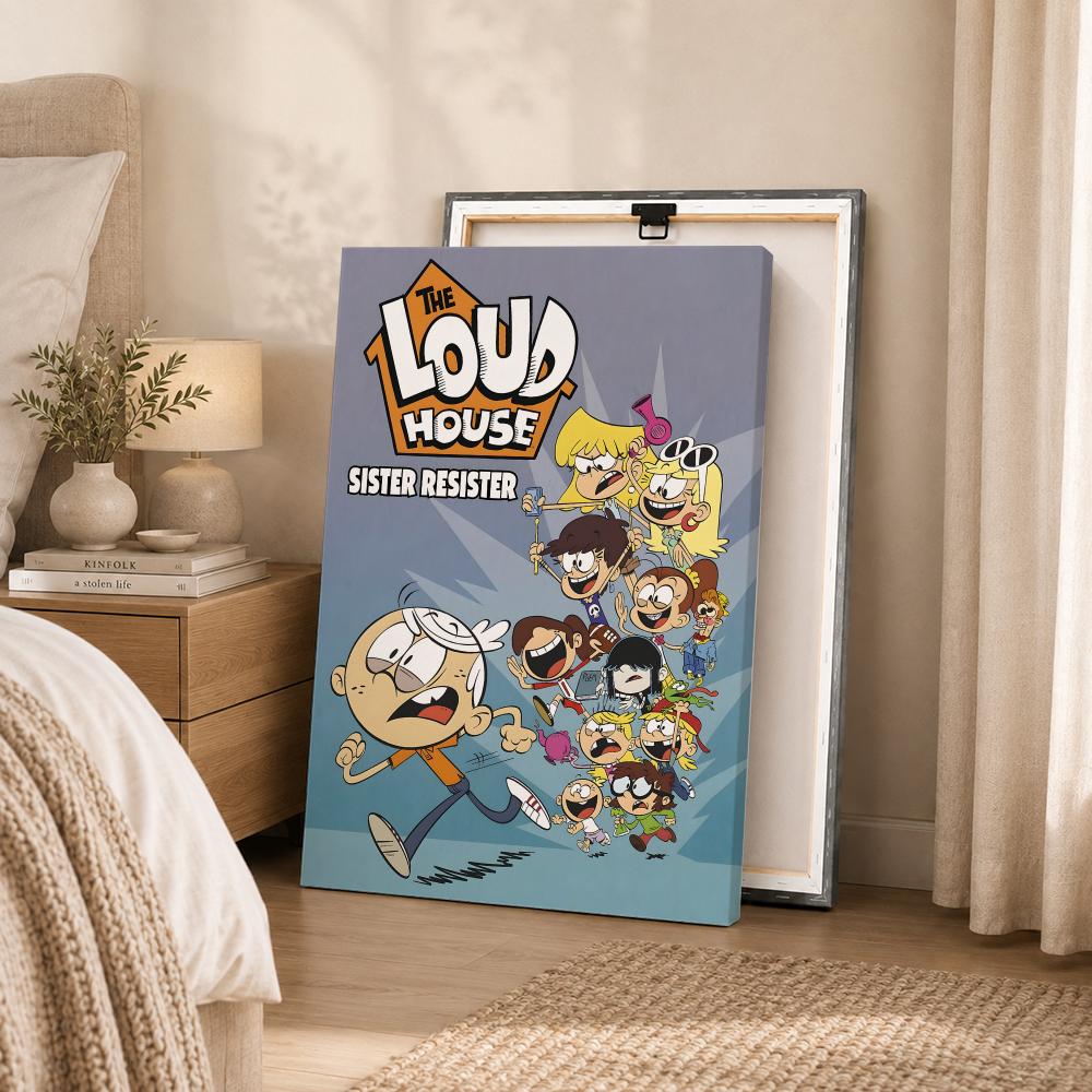 Anime T-The Loud House Lukisan - Anime Poster Print ulasan dan harga