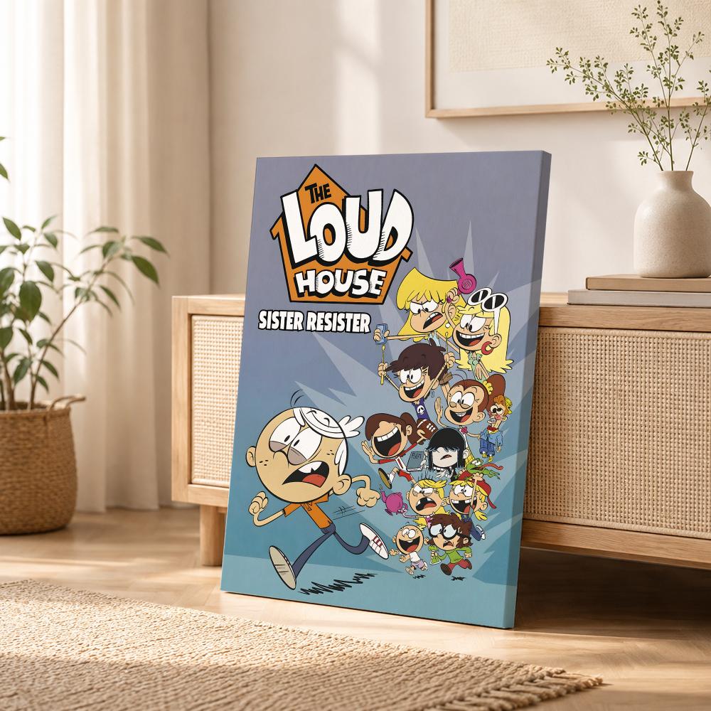 Anime T-The Loud House Lukisan - Anime Poster Print ulasan dan harga